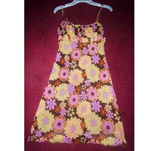 Floral Spaghetti Strap Dress